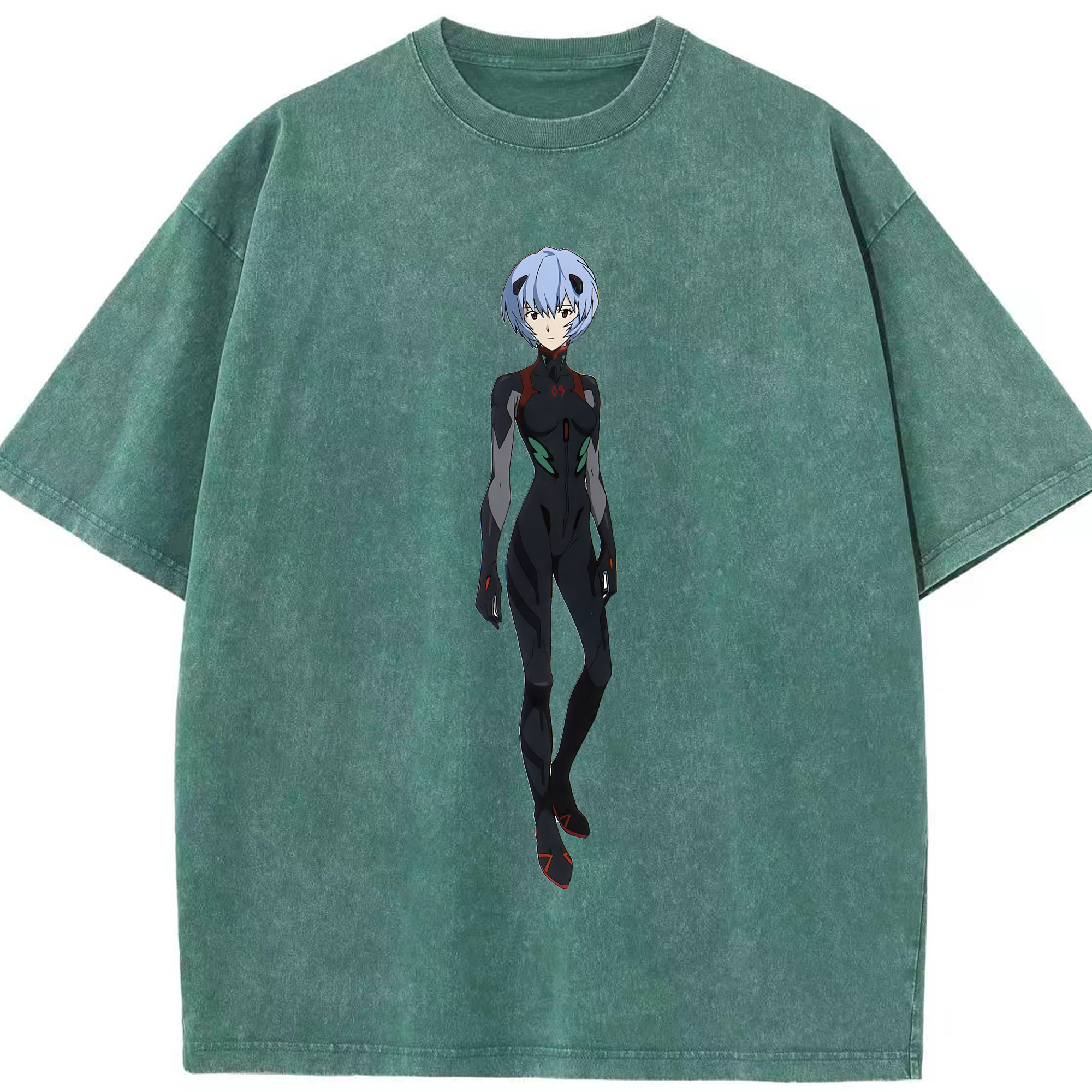 （画像用） EVA 新世紀エヴァンゲリオン 綿100% ヴィンテージ風 半袖Tシャツ（フロントプリント）